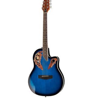 Chitara electro-acustica albastra Harley  850 CE BL