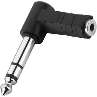 Adaptor Stereo Jack 6.3mm - Stereo Jack 3.5mm Unghi drept NTA-35A Monacor
