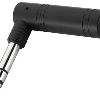 Adaptor Stereo Jack 6.3mm tata - Stereo Jack 6.3 mm mama unghi drept NTA-63A Monacor