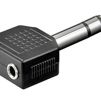 Adaptor Stereo Jack 6.3mm - 2 Mono Jack 3.5mm NTA-196 Monacor
