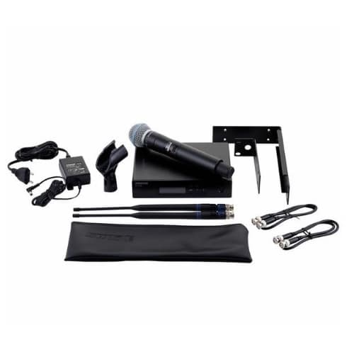 Microfon voce wireless Shure QLXD24/Beta58 S50 - imagine 3