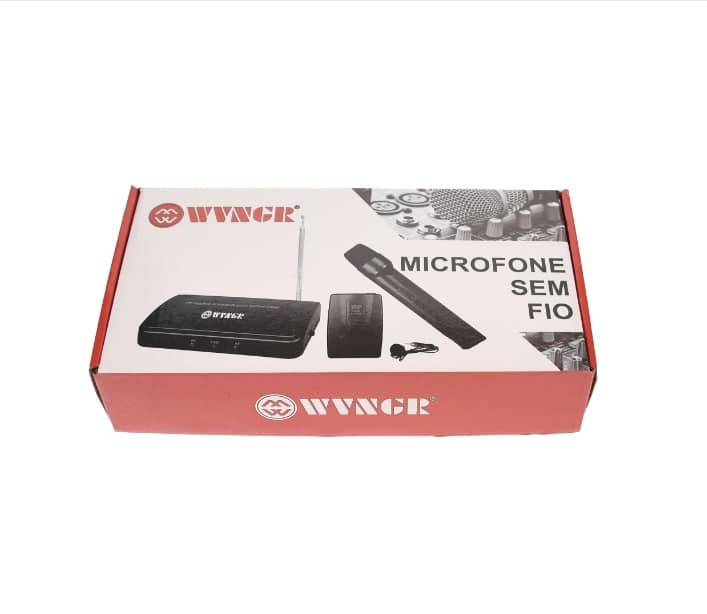 Set 2 Microfoane tip Lavaliera si Over-head Wireless WVNGR WG-4001 D - imagine 3