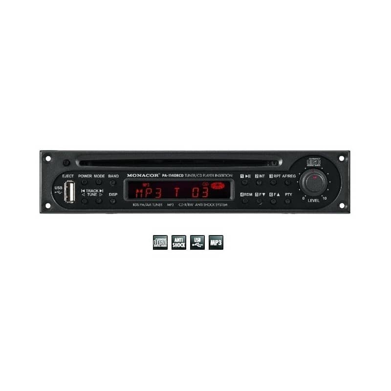 Kit insertie amplificator CD/MP3/USB/TUNER PA-1140RCD MONACOR ST